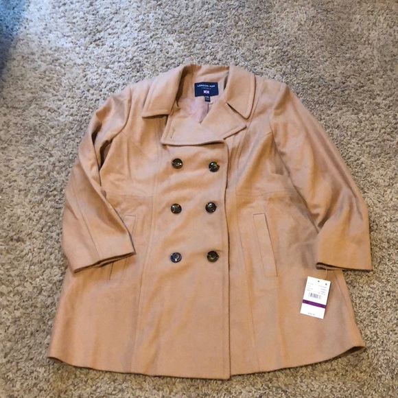 BRAND NEW WITH TAGS. Women's London Fog Double Breasted Wool Peacoat - Picture 4 of 14